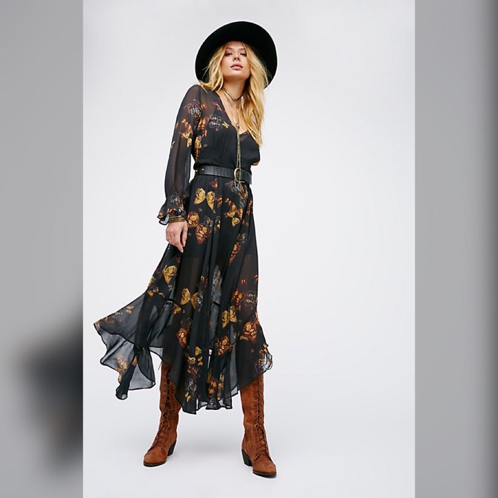Free People Butterfly skies maxi